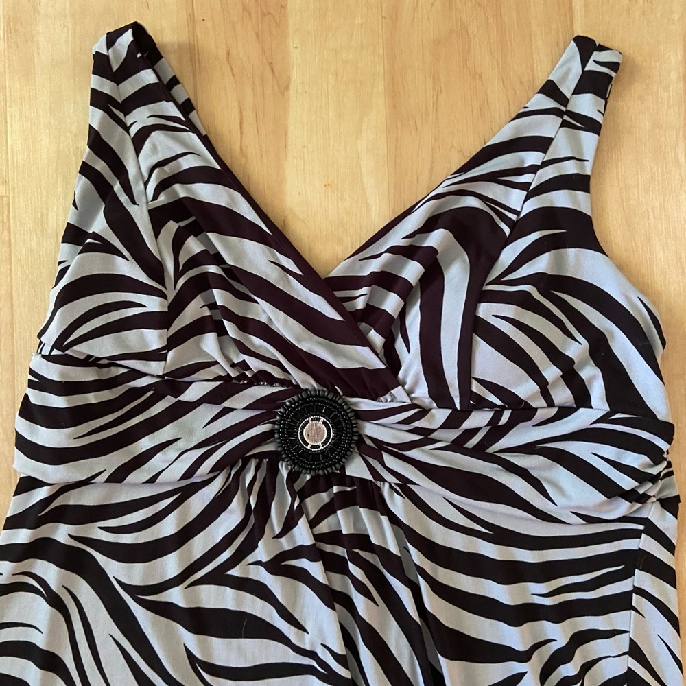 En Focus Striped Tank Maxi